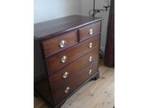 mahogany cross banded top chest. fully restored high 39....