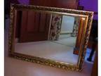 Mirror - Gilt framed. As new. Beautiful gilt-finished....