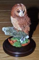 Country Artists Tawny Owl miniature